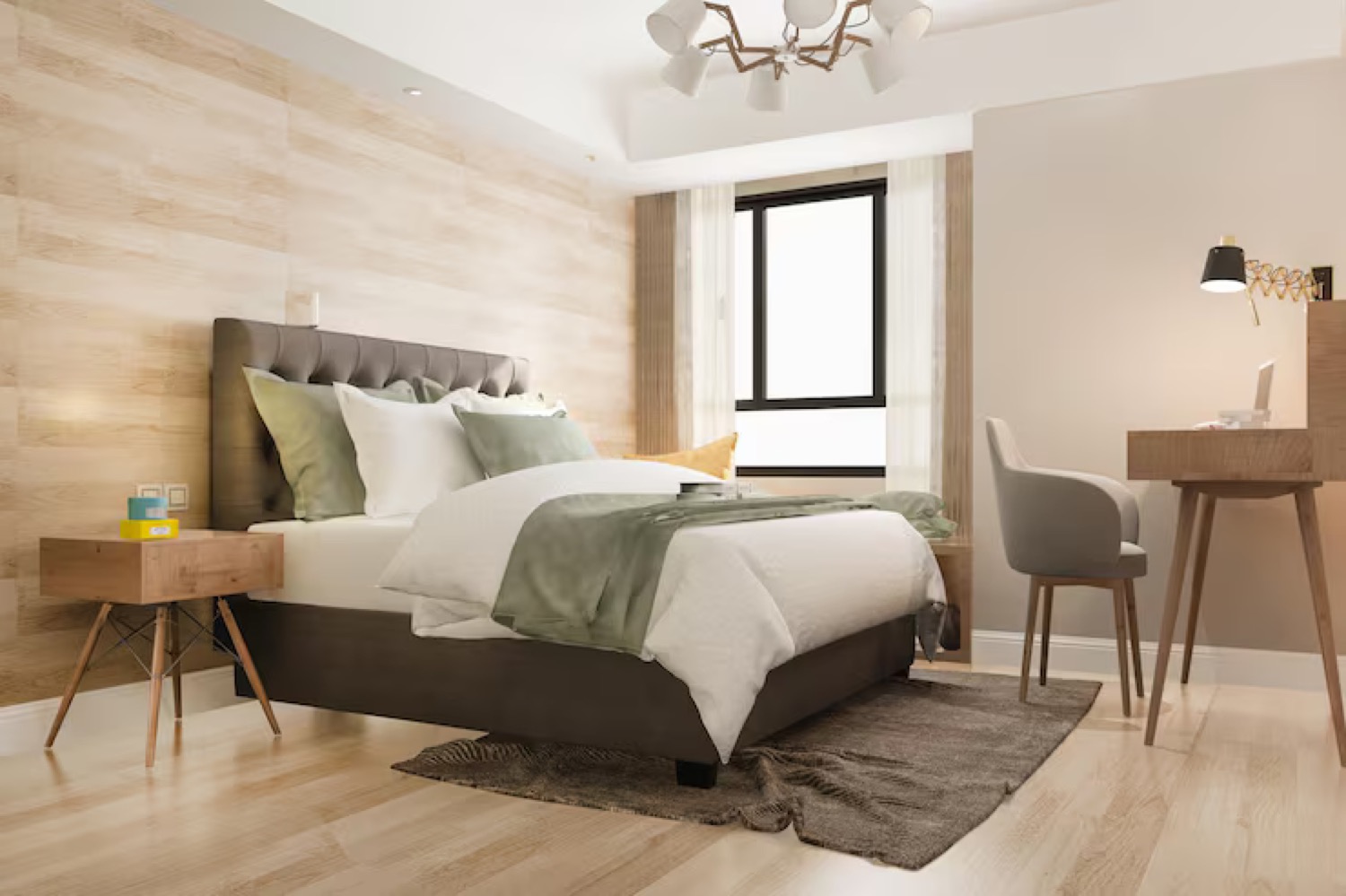 Fresh, tidy bedroom
