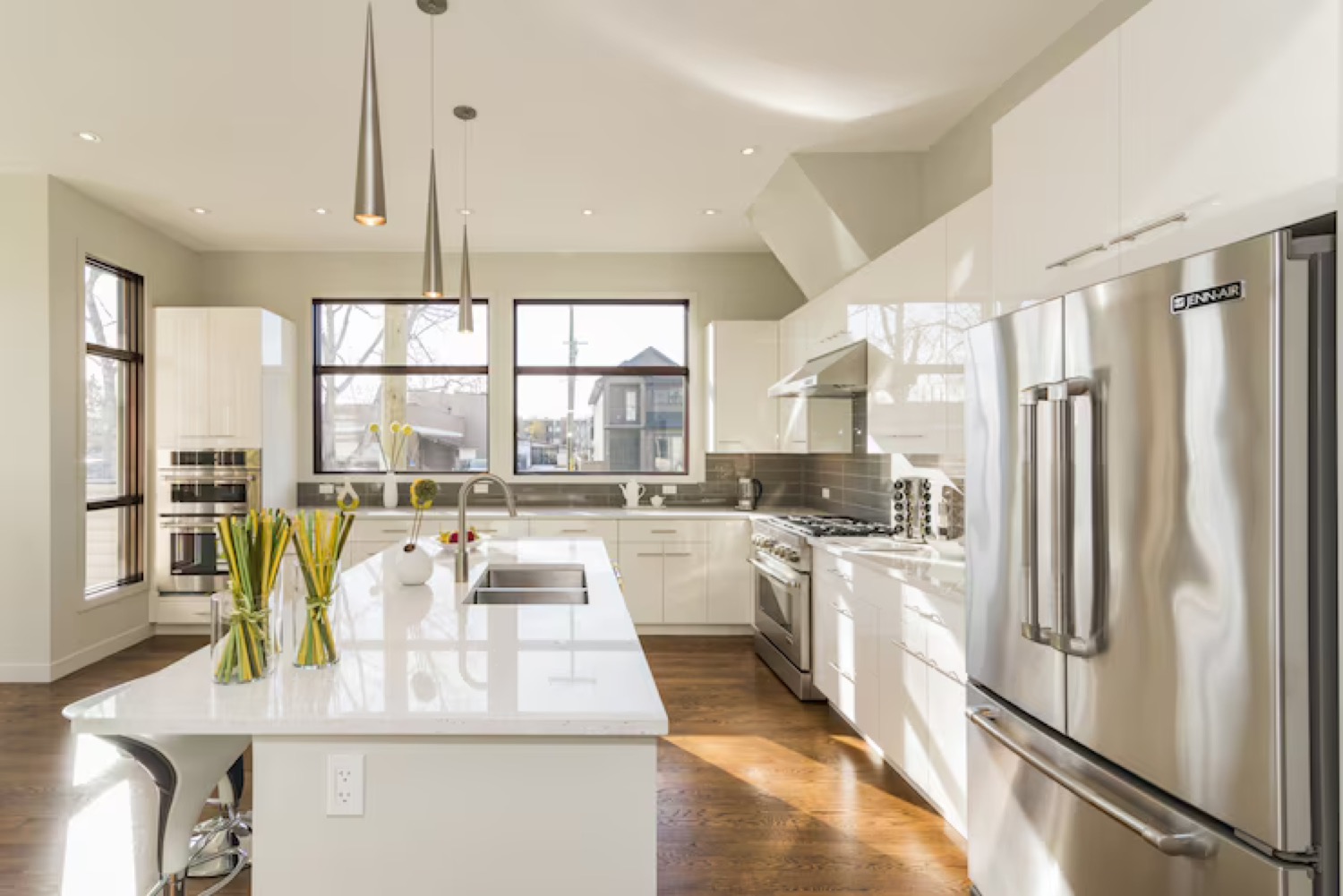Sparkling clean kitchen