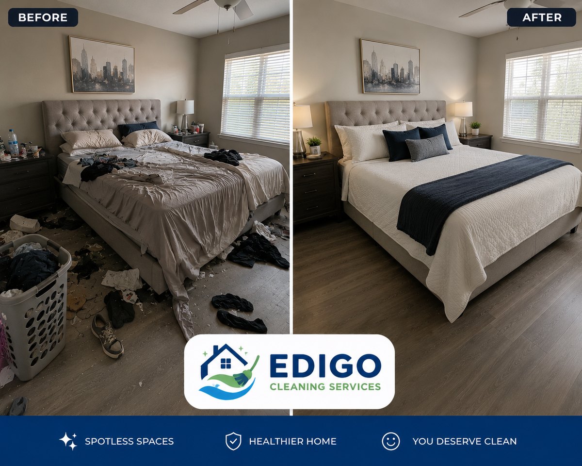 EdiGo cleaning before and after